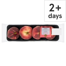 Tesco Perfectly Ripe Flat Peach 4 pack
