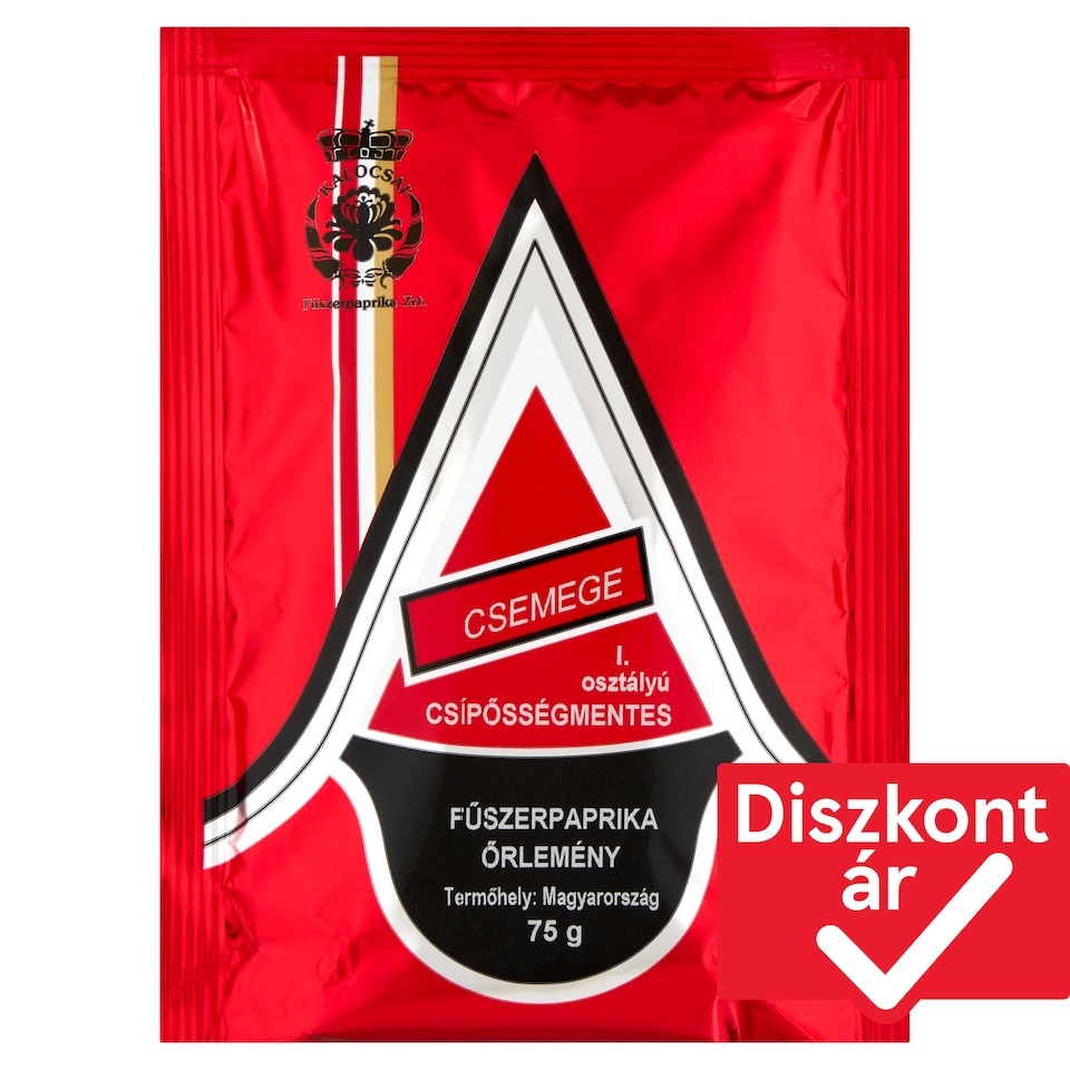 Kalocsai csemege I. osztályú csípősségmentes fűszerpaprika őrlemény 75 g