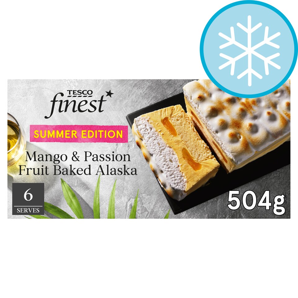 Tesco Finest Mango and Passion Fruit Baked Alaska 504g