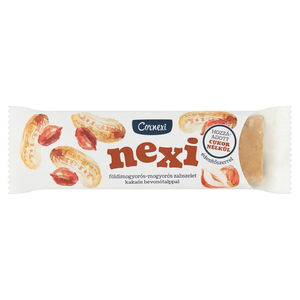 Cornexi Nexi Peanut-Hazelnut Oat Bar with Cocoa Coating 45 g