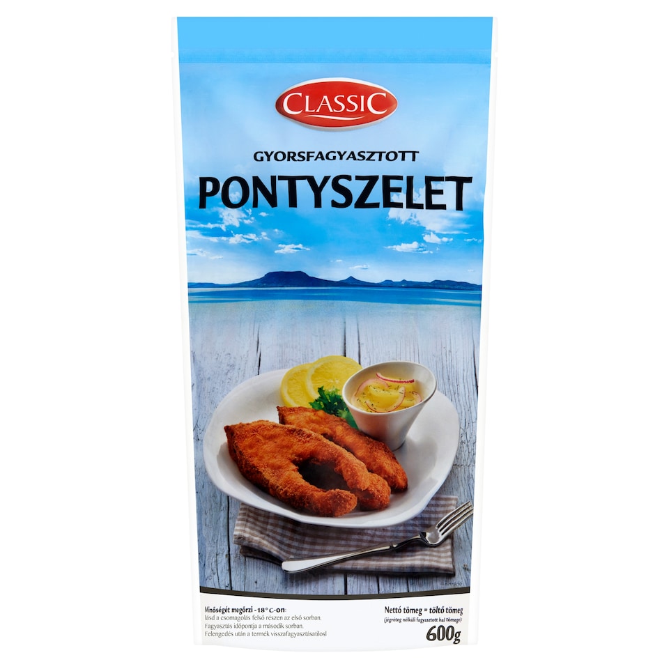 Classic gyorsfagyasztott pontyszelet 600 g  1. kép