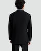 image 3 of F&F Single Button Tailored Fit Tuxedo Jacket in Black