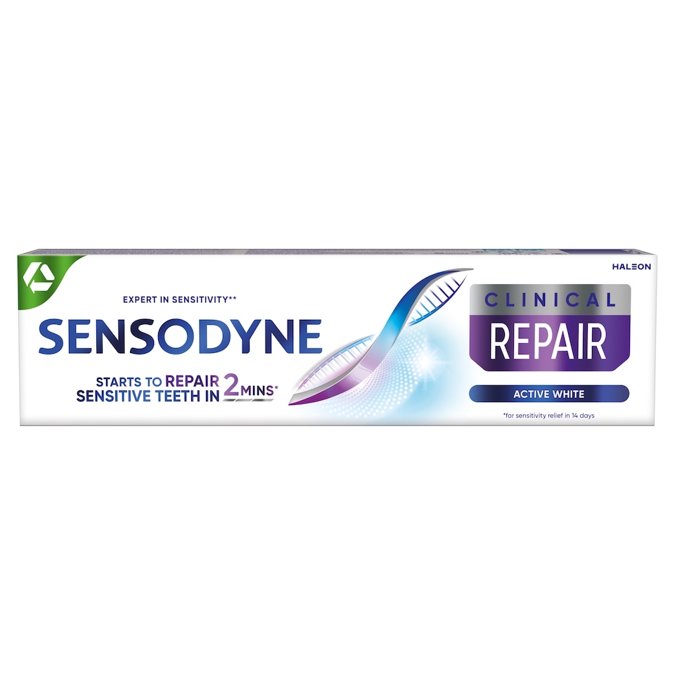 image 1 of Sensodyne Clinical Repair Active White Toothpaste with Fluoride 75 ml
