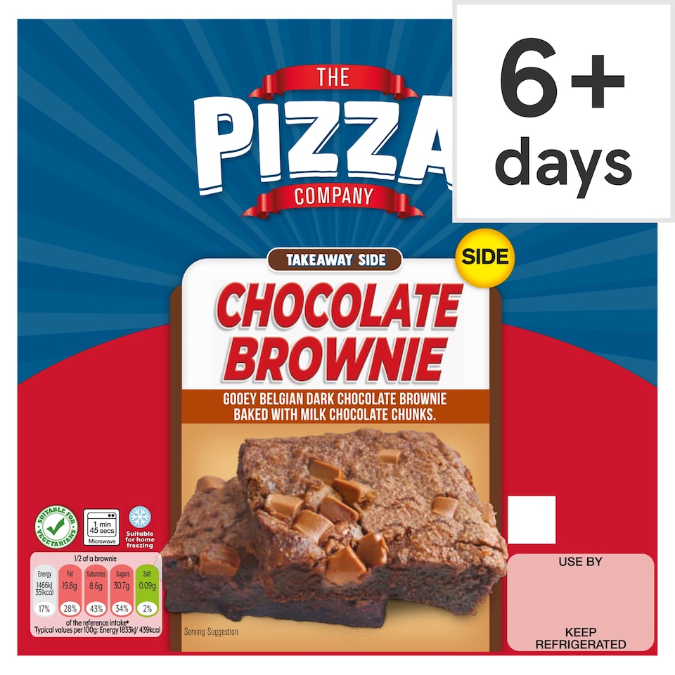 The Pizza Company Chocolate Brownie 160g