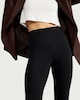 image 1 of F&F 2-Pack Cotton Rich Cropped Leggings in Black