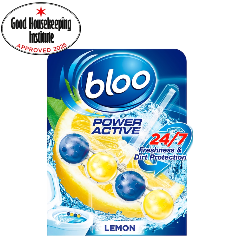 image 1 of Bloo Poweractive Lemon Toilet Rim Block 50G