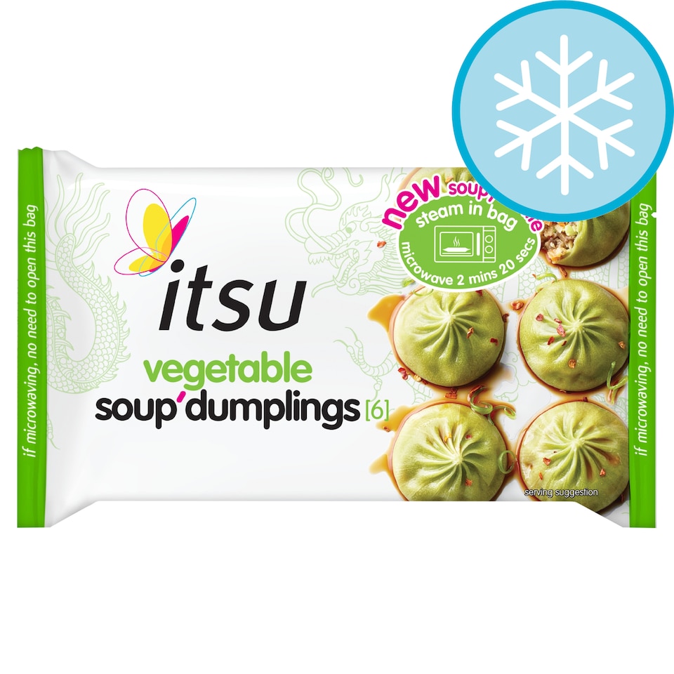 image 1 of itsu vegetable soup dumplings 168g