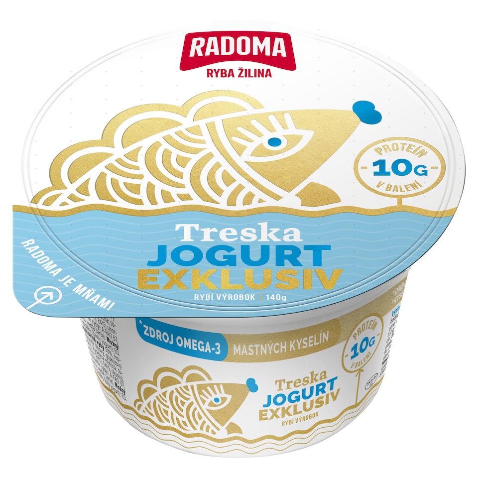 PRETO Ryba Žilina Treska s jogurtom 140 g