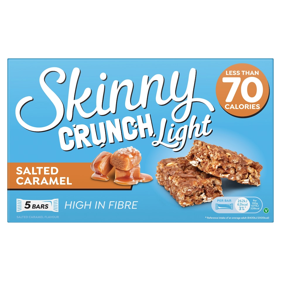 Skinny Crunch Light Salted Caramel 5X19g
