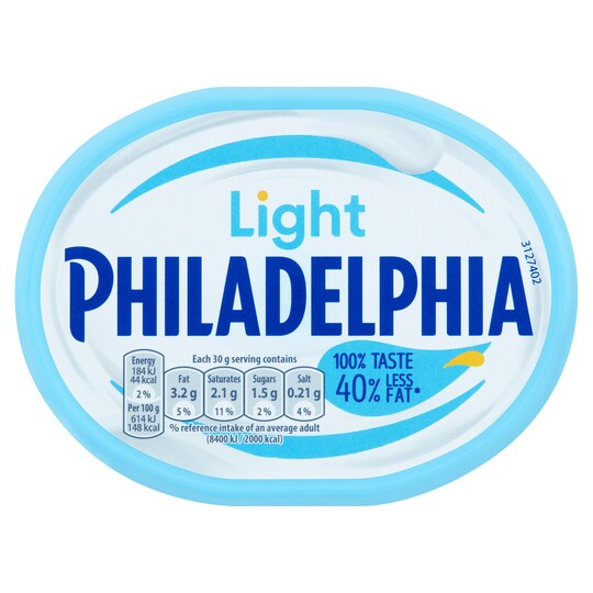 Philadelphia Light Soft Cheese 165G Tesco Groceries