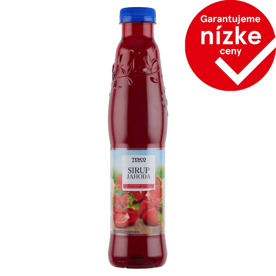 Tesco Strawberry Syrup 700 ml