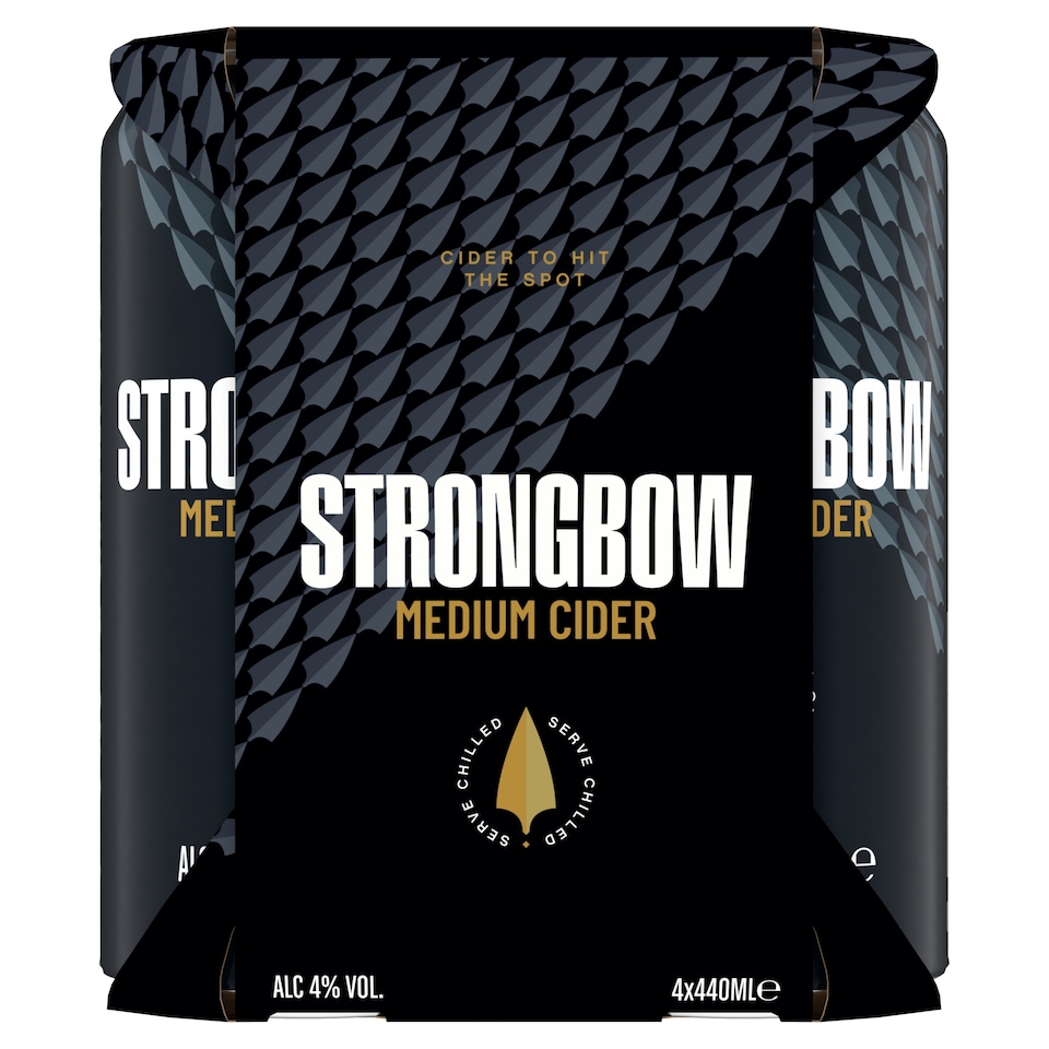 image 1 of Strongbow Medium Cider 4X440ml