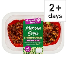 donnelly fresh mexican stuffed peppers 350g