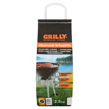 Grilly Drevené uhlie v briketách 2,5 kg