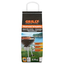 Grilly Charcoal Briquette 2.5 kg