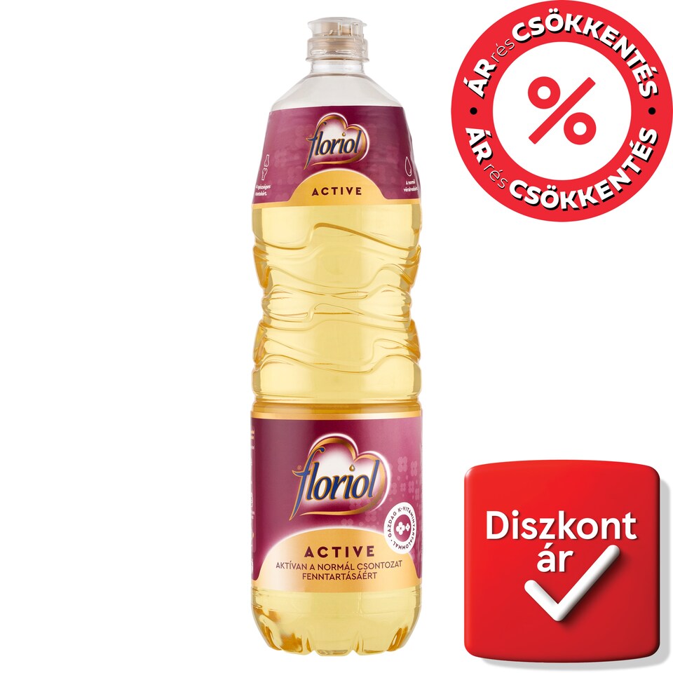 Floriol Active finomított repceétolaj 1 l  1. kép