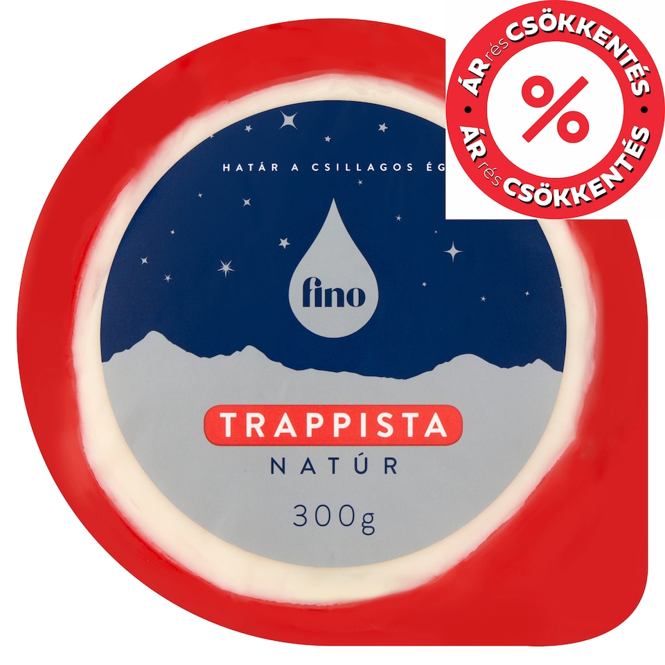 Fino Natúr zsíros, félkemény mini trappista 300 g