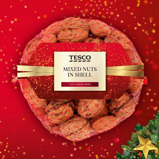 Tesco Mixed Nuts In Shell 350G Tesco Groceries
