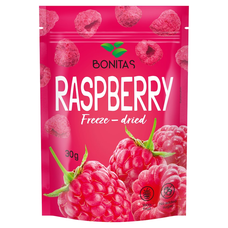 Bonitas Mrazom sušené maliny 30 g