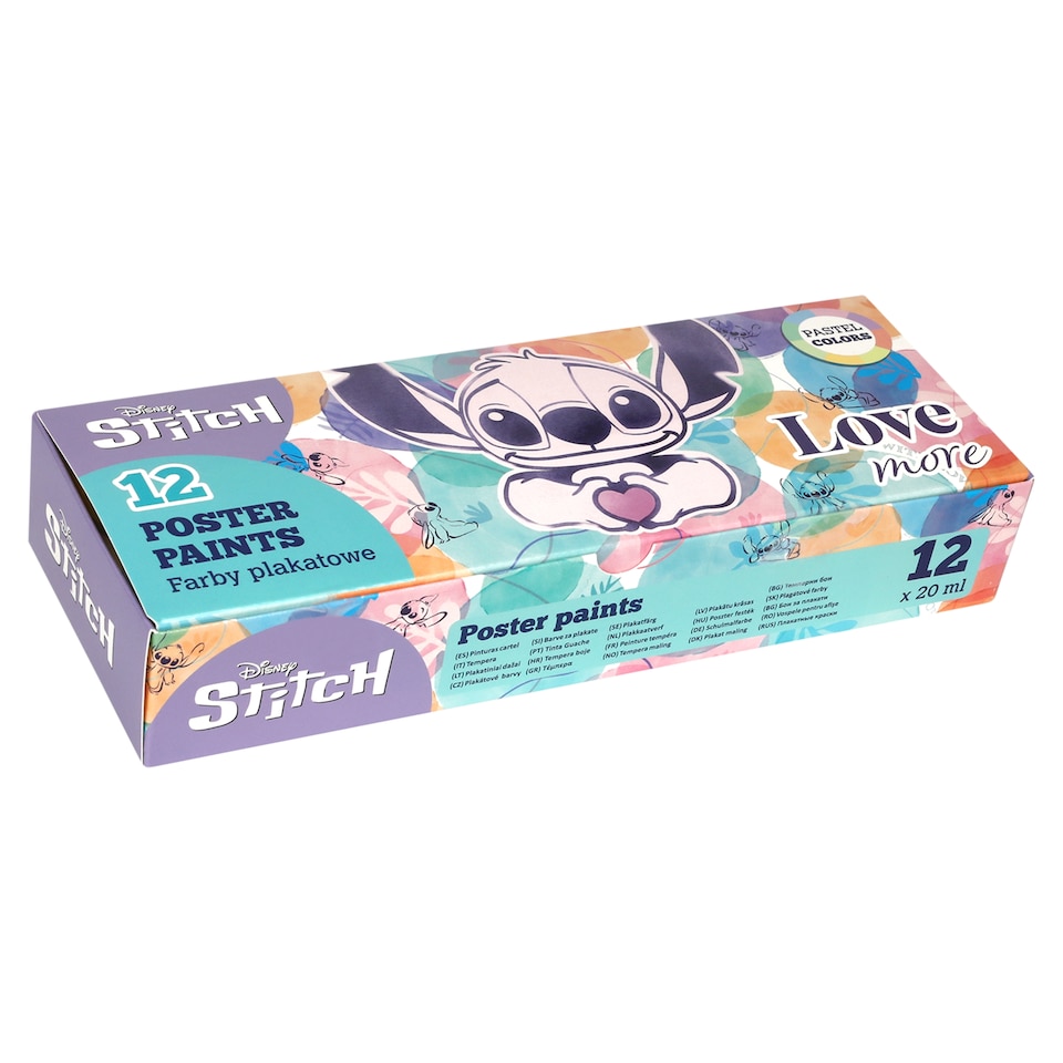 Disney Stitch poszter festék 12 x 20 ml  1. kép