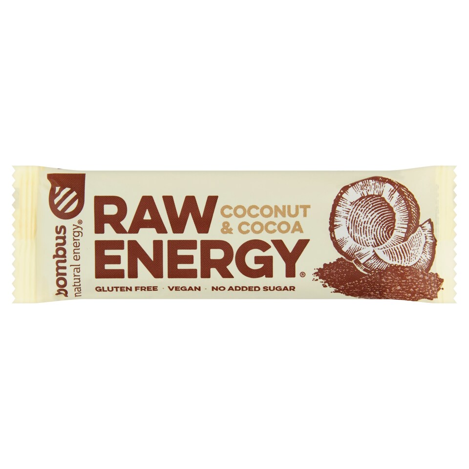 image 1 of bombus Raw Energy Coconut & Cocoa Fruit Bar 50 g