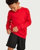 image 1 of F&F School Unisex 2-Pack Cotton Rich Sweatshirts in Red