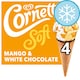 image 1 of Cornetto Soft Mango & White Chocolate  4 x 140ml