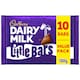 image 1 of Cadbury Dairy Milk Little Bars Chocolate Bars 10 Pack Multipack 18g