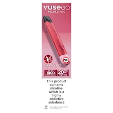 Vuse Go Reload 1000 Vape Kit - Strawberry Ice 20mg/ml 2ml
