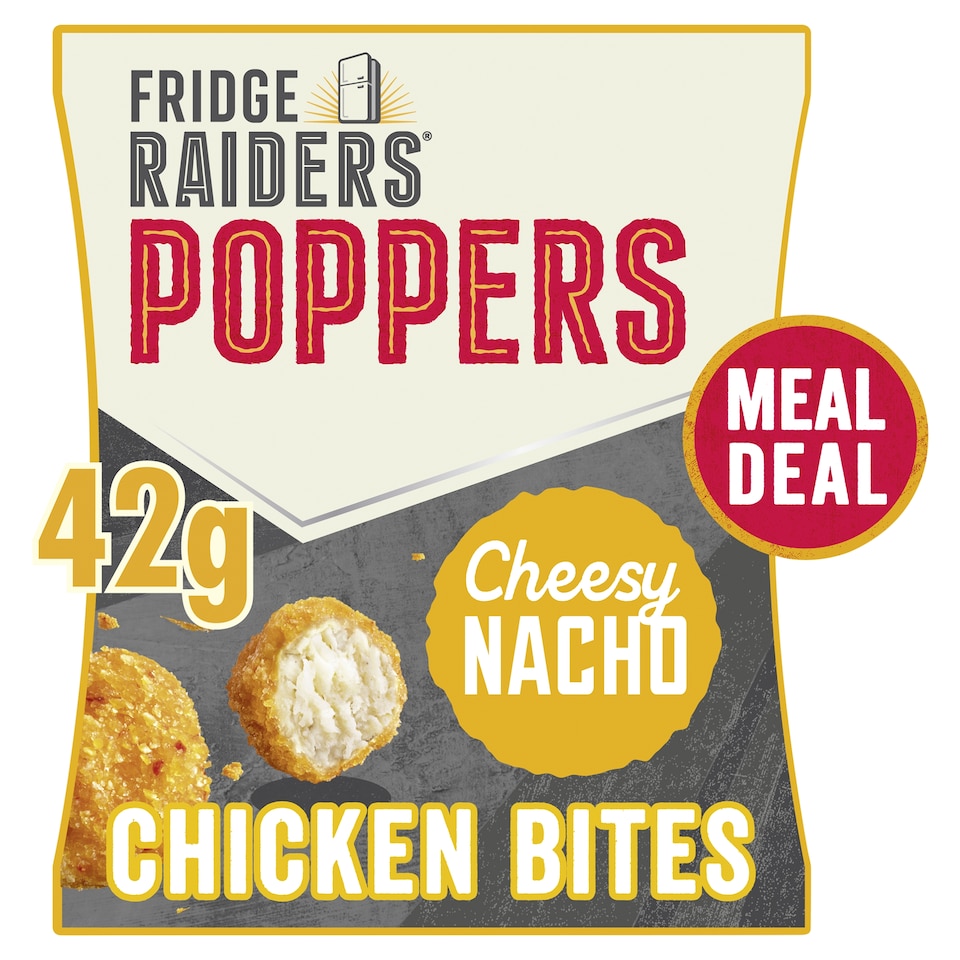 Fridge Raiders Poppers Cheese Nacho 42g