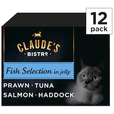 Claude's Bistro Adult Cat Fish Selection in Jelly 12x85g