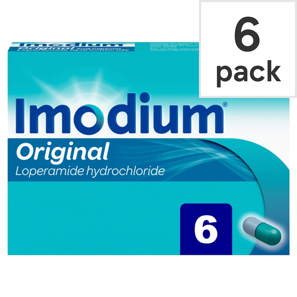 image 1 of Imodium Original Diarrhoea Relief Capsules & Tablets - 1 Dose 6s