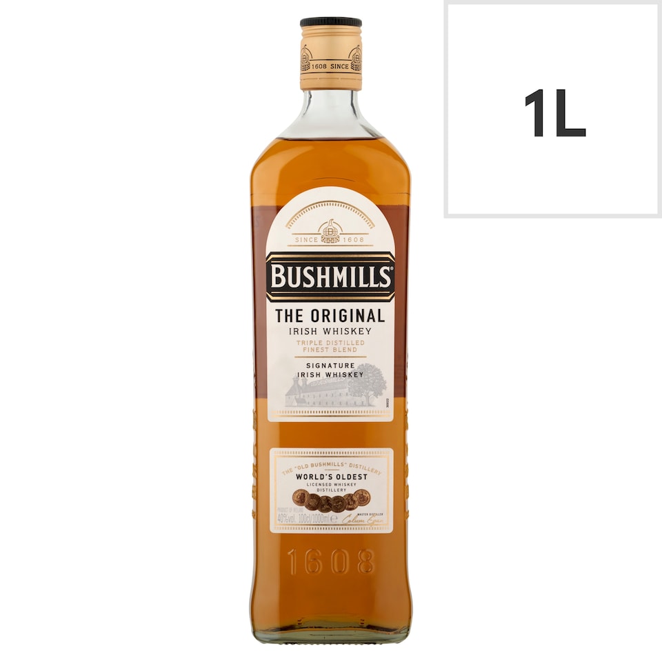 image 1 of Bushmills Irish Whiskey 1L