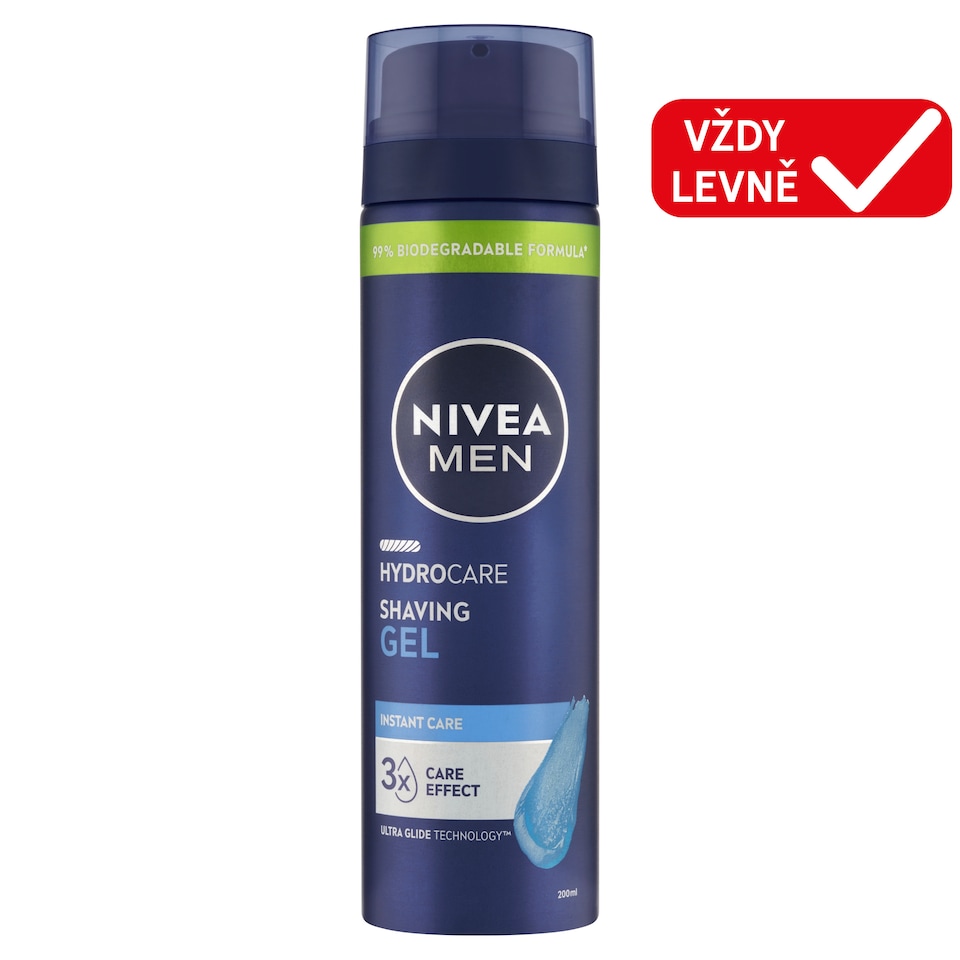 image 1 of Nivea Men Hydrocare Shaving Gel 200ml