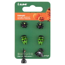 Jumi Spider, Witch and Frankenstein Earrings 3 pair