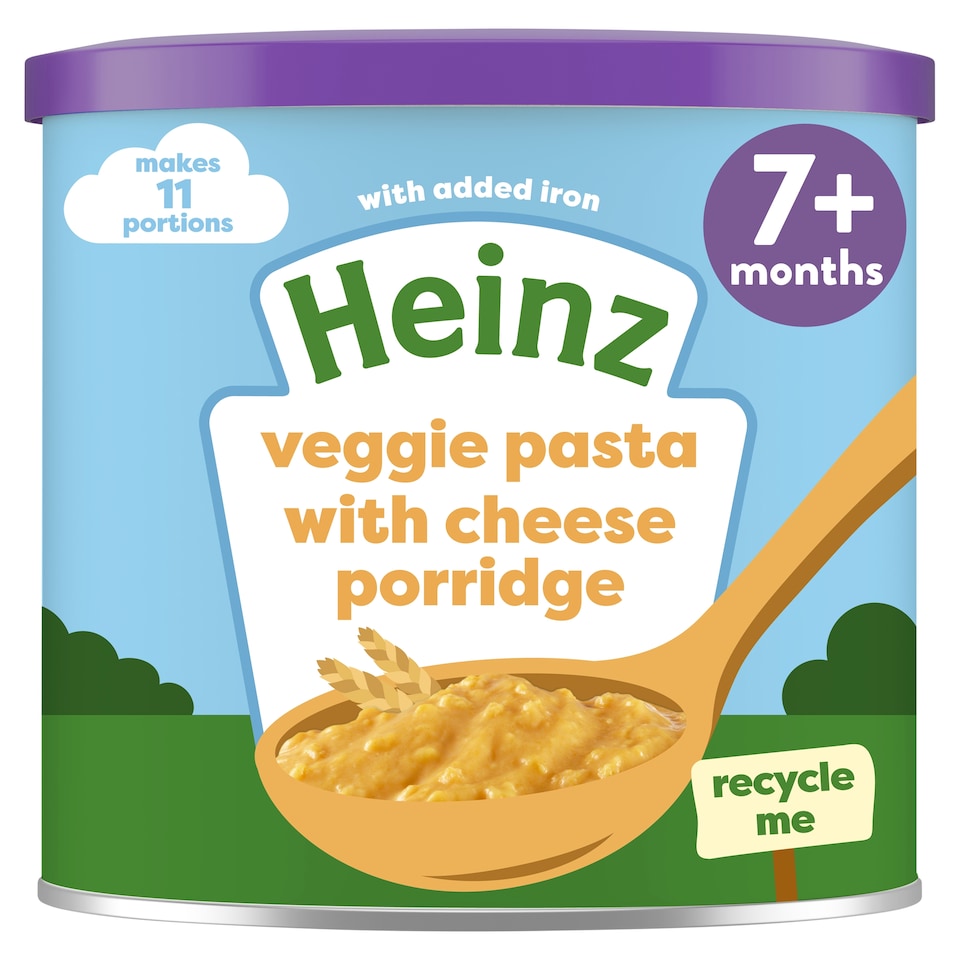 image 1 of Heinz Cheese Veggie Pasta Baby Food Porridge 200g