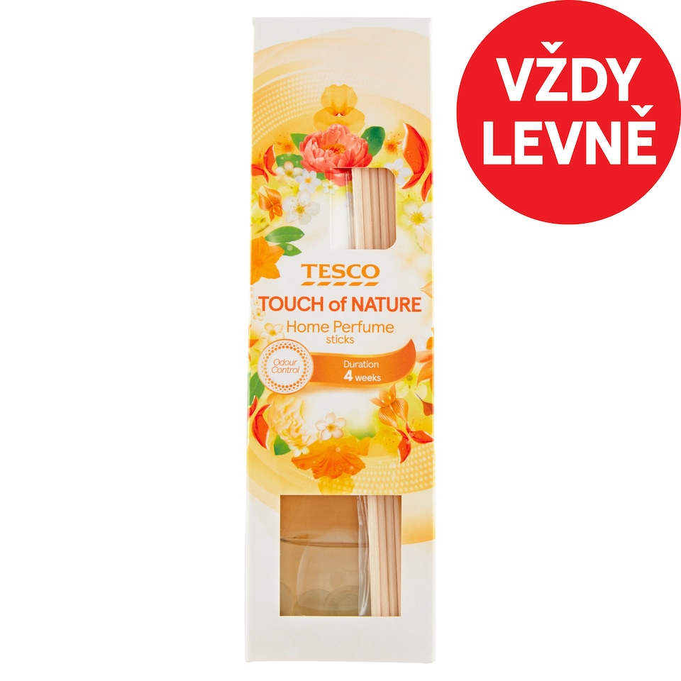 Tesco Touch of Nature vonný olej s ratanovými tyčinkami 30ml