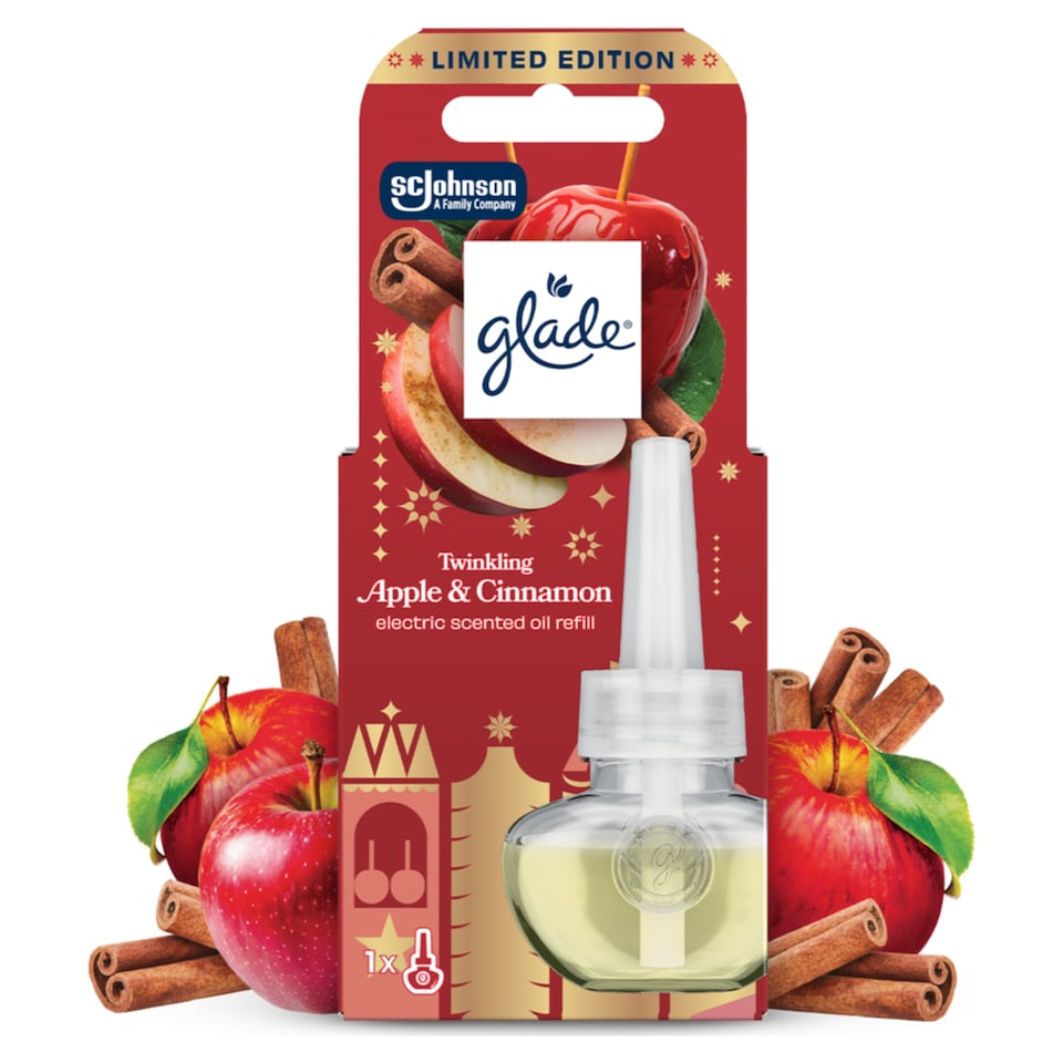Glade Electric Scented Oil Refill Warm Apple Pie 20ml
