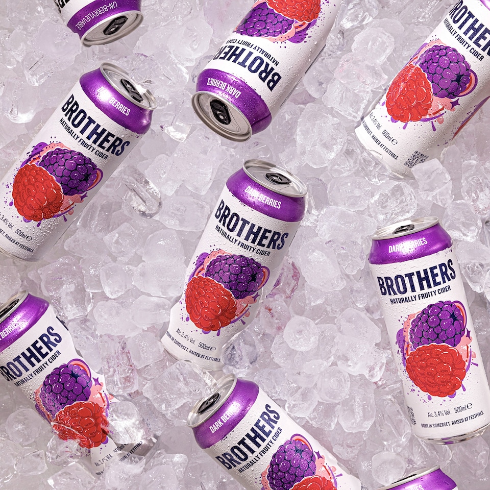 image 1 of Brothers Premium Cider - Un-Berrylievable 500ml