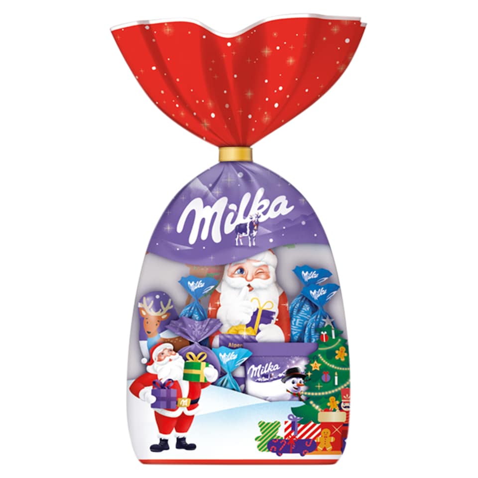 Milka balíček mix čokolády, Sněhulák, Santa 126g