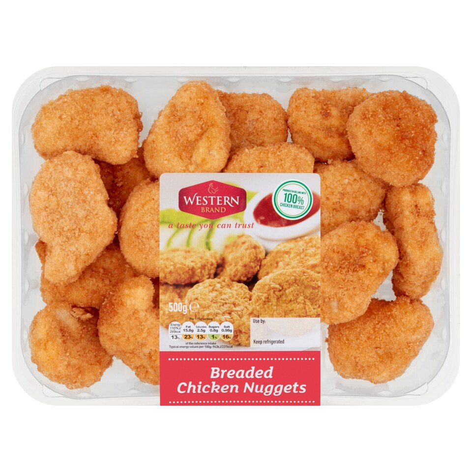 Western Brand Breaded Chicken Nuggets 500G