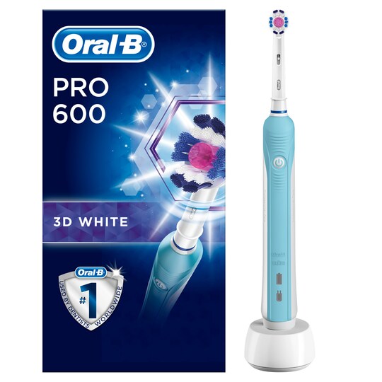 OralB Pro600 3D White Electric Toothbrush Tesco Groceries