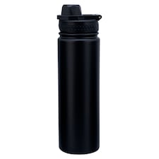 Tesco Home Black Insulated Dual Sipper & Chugger Bottle 650 ml