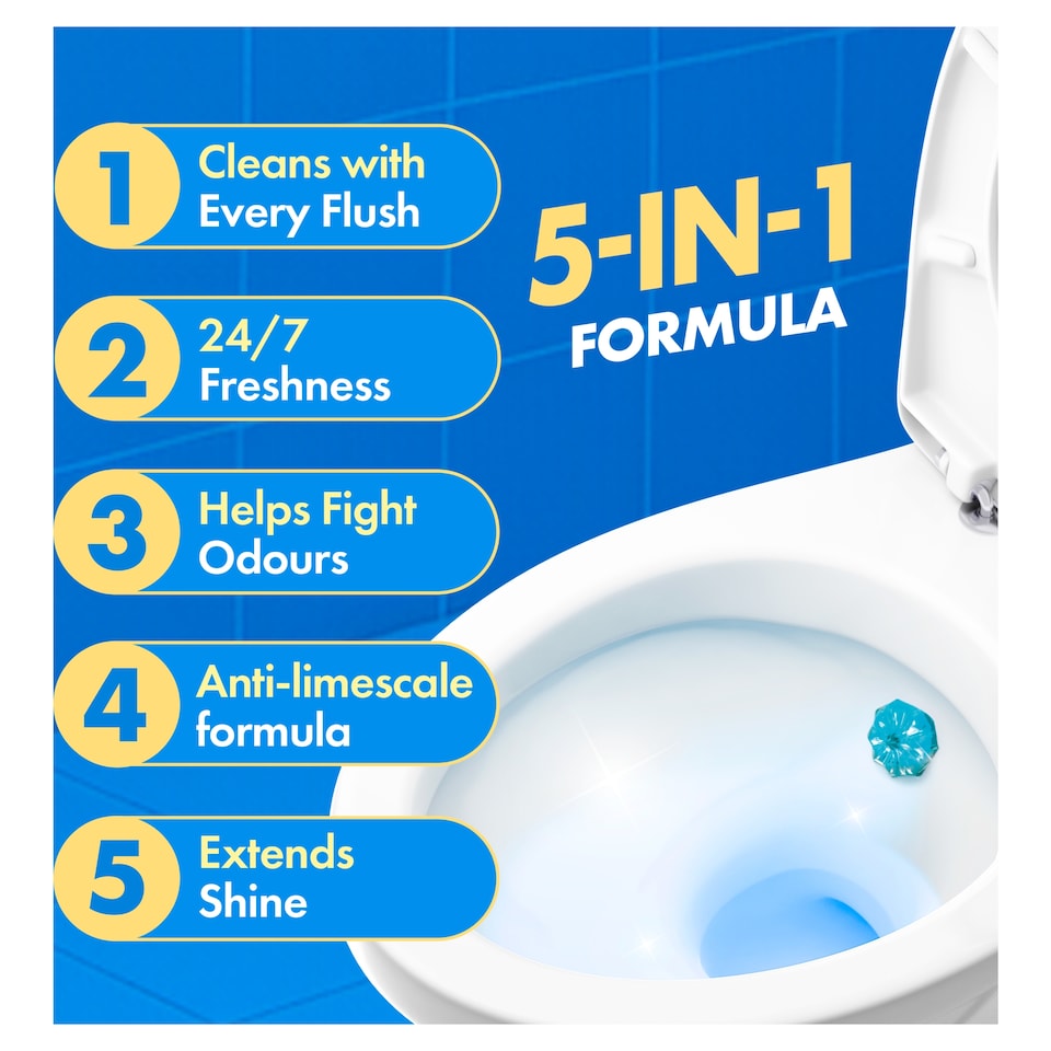 image 1 of Duck Fresh Discs Toilet Cleaner Refills - Marine 2 x 36ml
