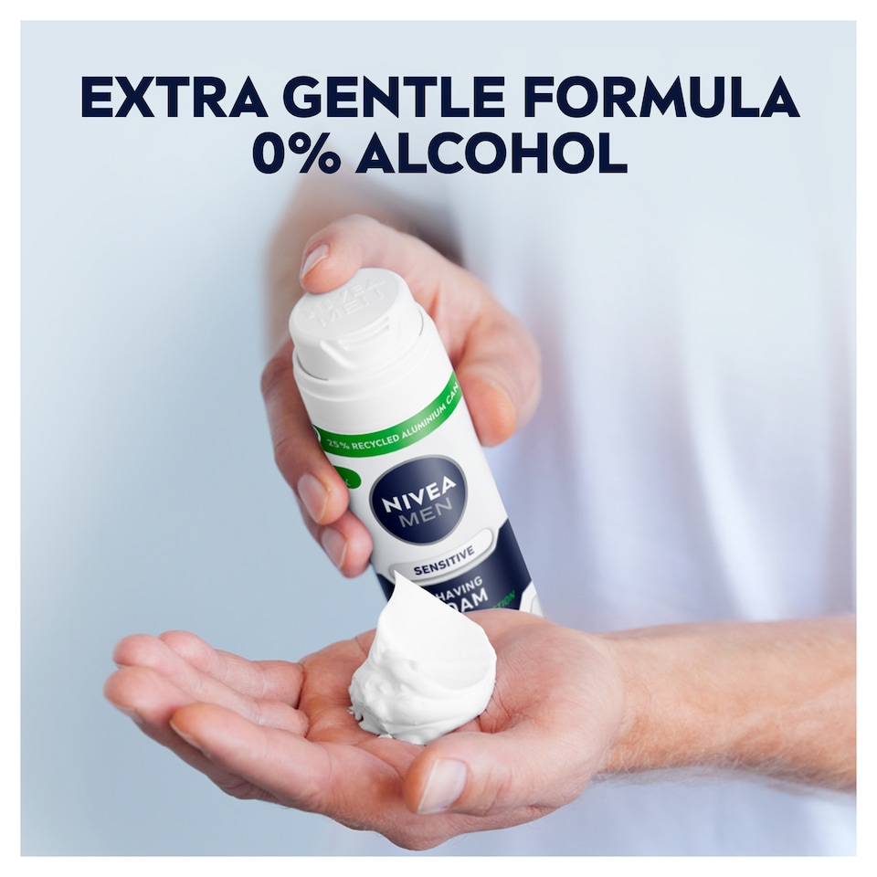 image 1 of NIVEA MEN Sensitive Shaving Foam 200ml