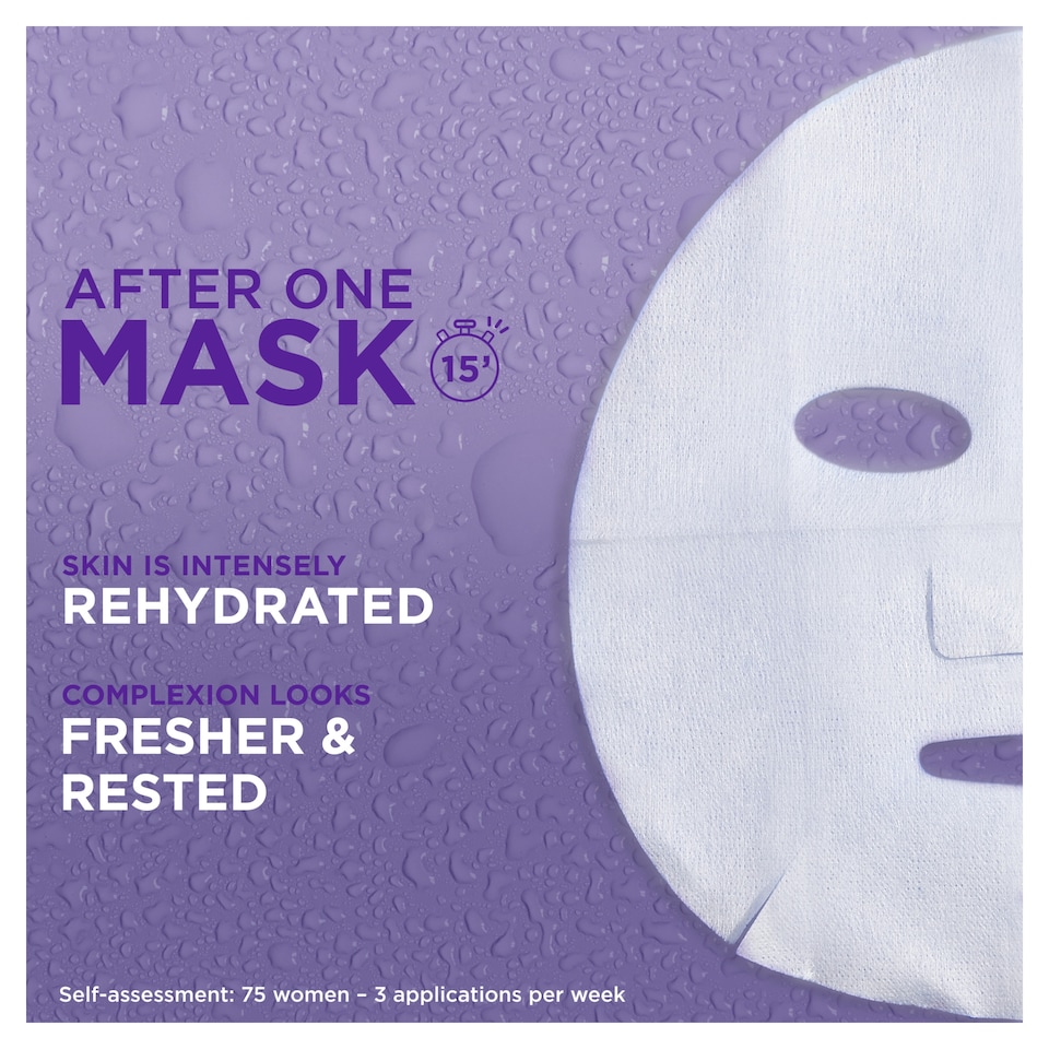 image 1 of Garnier Moisture Bomb Hydrating Face Mask Lavender