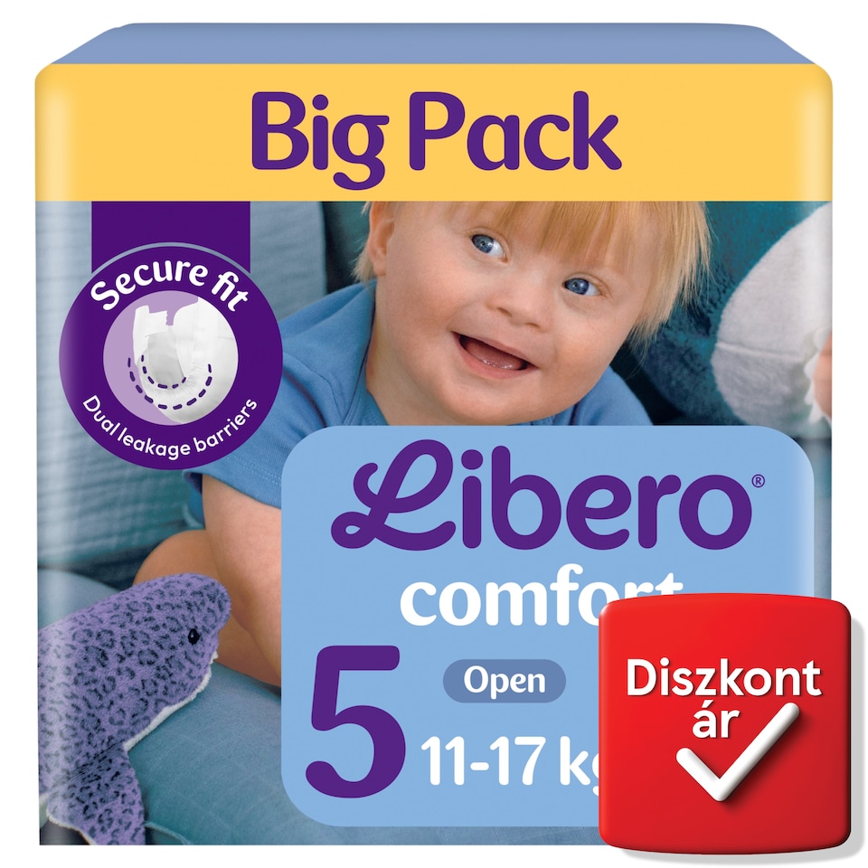 Libero Comfort Big Pack pelenka, méret: 5, 11-17 kg, 48 db  1. kép