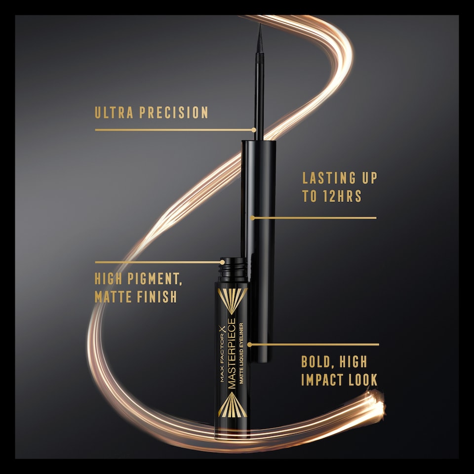 image 1 of Max Factor Masterpiece Matte Liquid Eyeliner 02 Charcoal