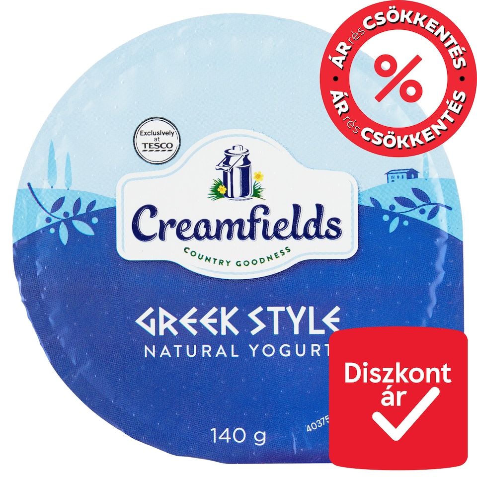 Creamfields Greek Style Natural Yogurt 140 g