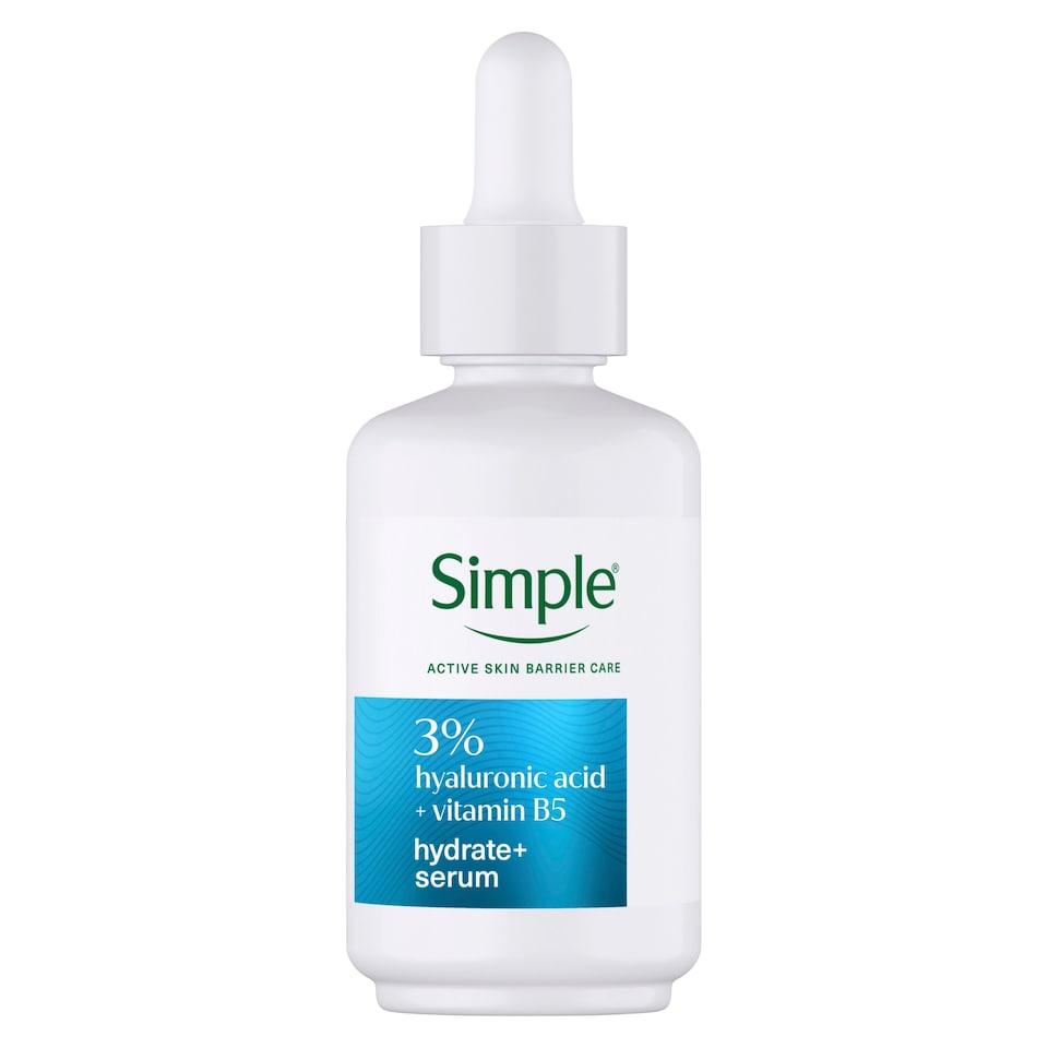 image 1 of Simple 3% Vitamin B5 & Hyaluronic Acid Booster Face Serum 30Ml